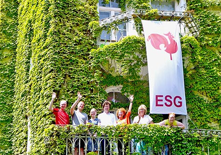 Balkon der ESG