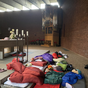 Übernachtung in der Kirche